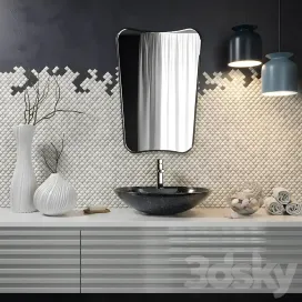 Bath set decoration